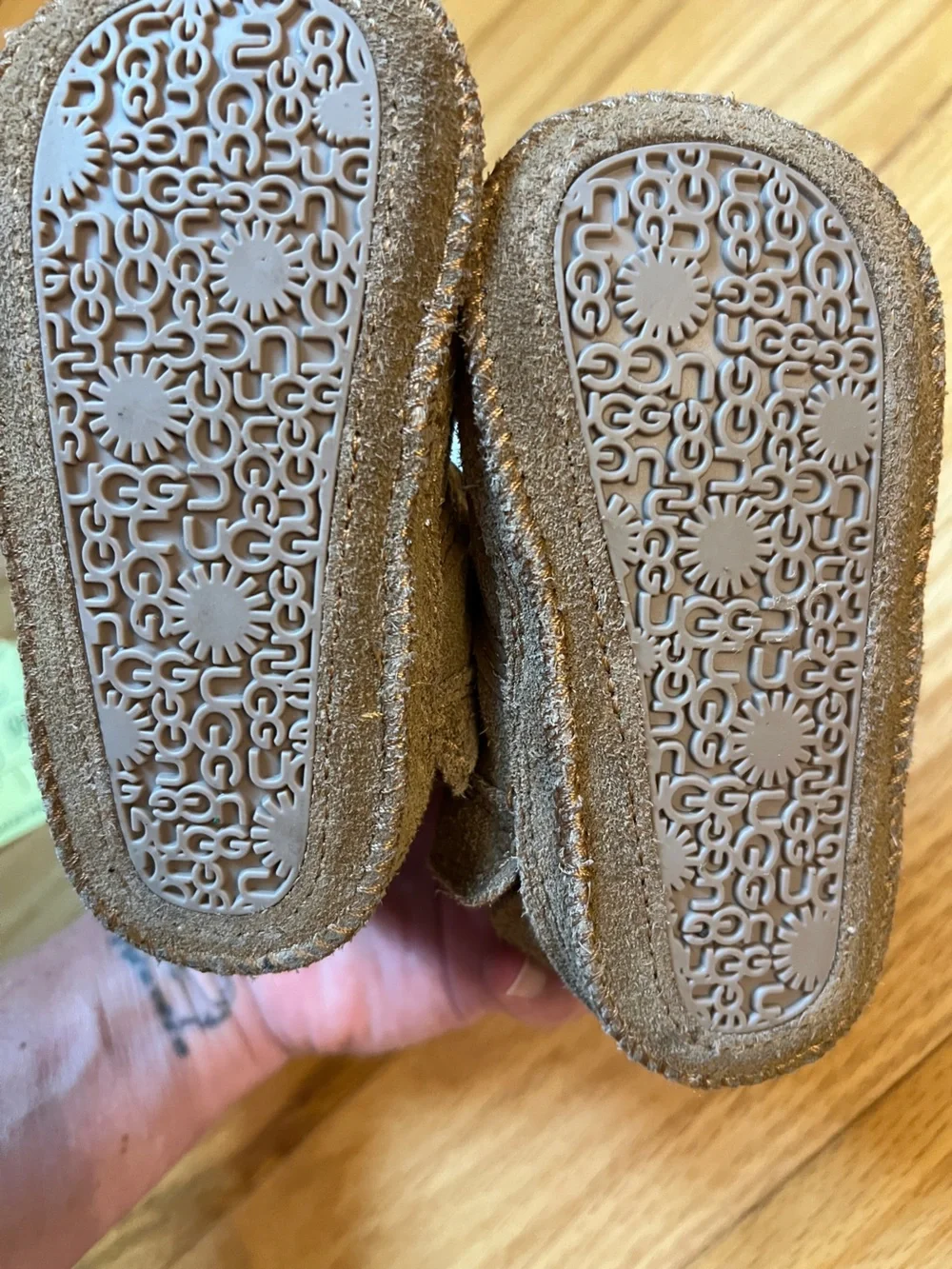 UGG Baby Infant Toddler Neumel Boots Chestnut Suede Infant Size 4/5